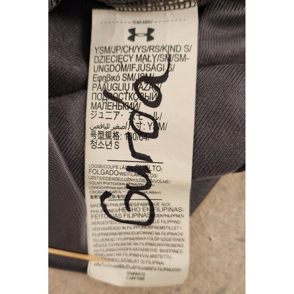 Under Armour Boys Full Zip Gray Track Jacket Size Youth Size Small EUC - Picture 10 of 11